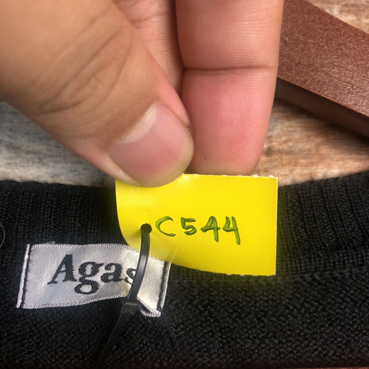 Homespun Knitwear × Japanese Brand DLL Agas Black Knitwear #C544 Size S / US 4 / IT 40 - 11 Thumbnail