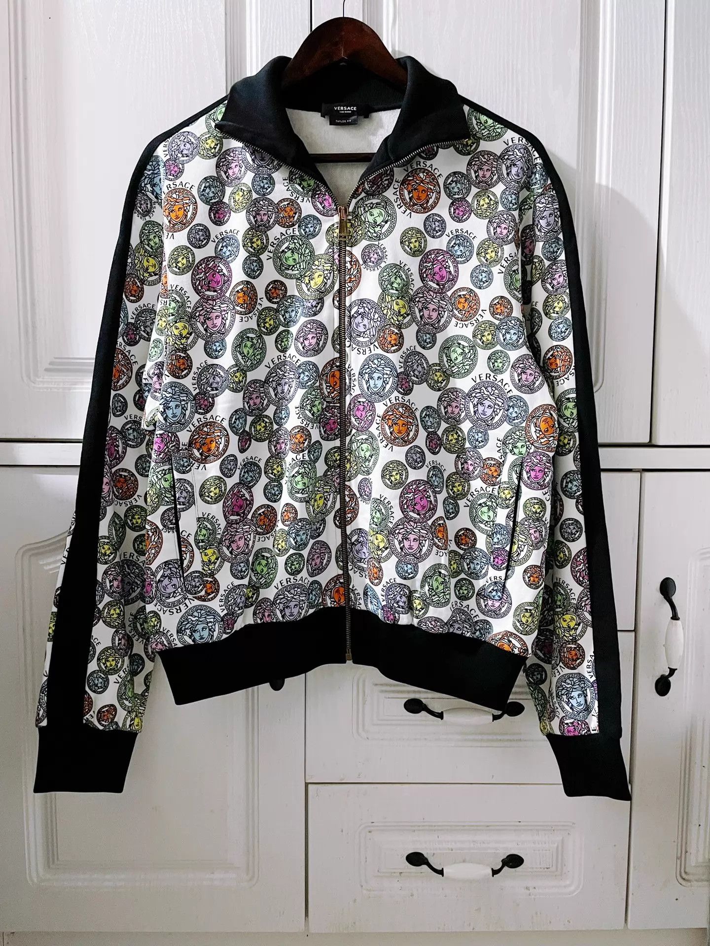 Versace Versace Medusa Allover Print Runway Jacket M Size US M / EU 48-50 / 2 - 1 Thumbnail