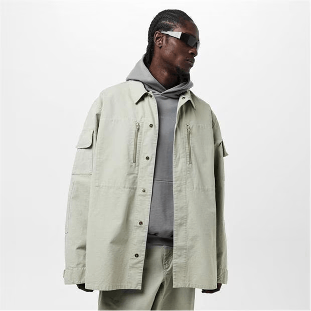 Balenciaga Bal Military Shrt Sn51 Size US L / EU 52-54 / 3 - 3 Thumbnail