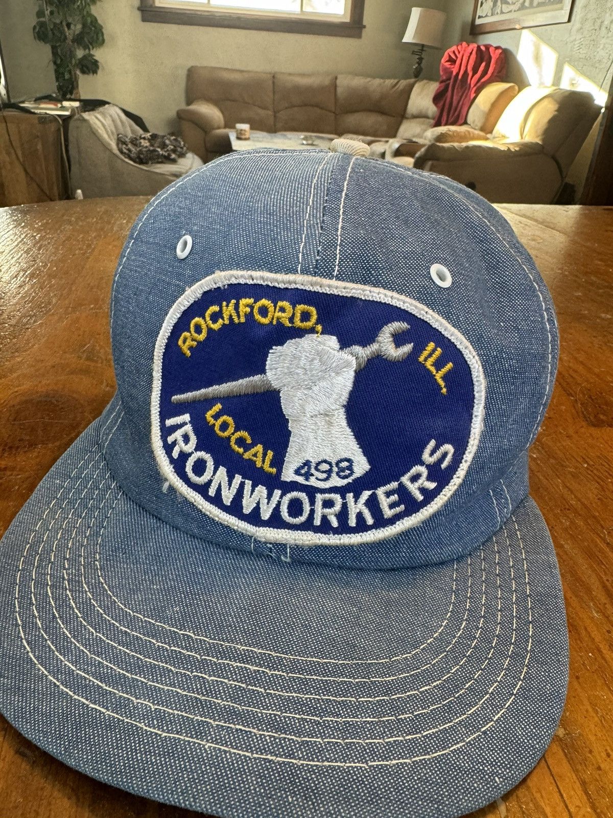 Vintage Vintage Iron Workers Union Hat Size ONE SIZE - 3 Thumbnail