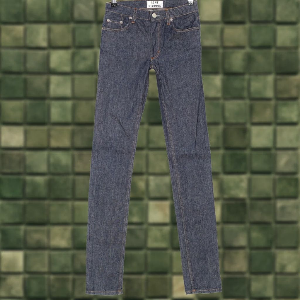 Acne Studios ACNE STUDIOS FLEX S RAW Jeans Women Size W25 L34 Slim Skinny Fit DZ5052 Blue Denim 5-Pocket Stretch Shoes? Size 42" / US 20 - 1 Thumbnail