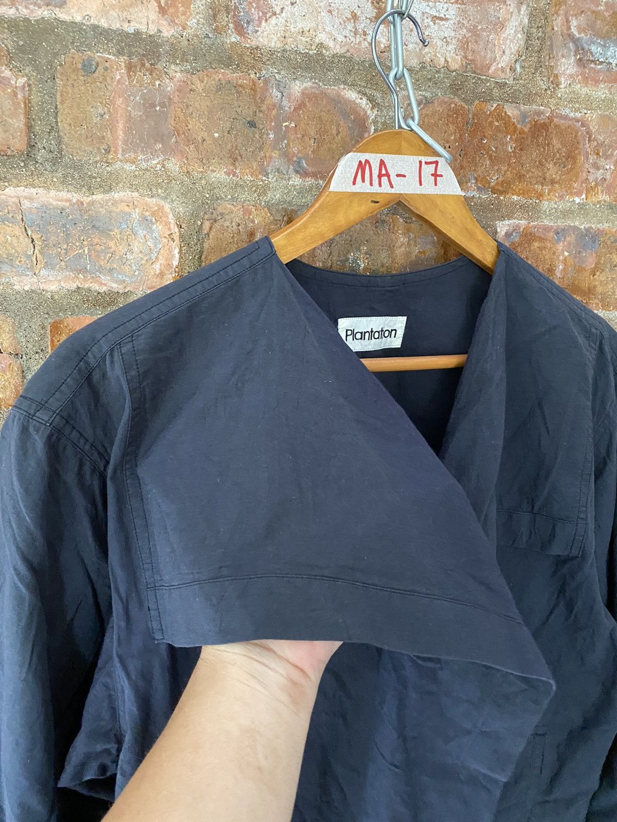 Issey Miyake 1990s Issey Miyake Planation No Button Ligth Jacket Size M / US 6-8 / IT 42-44 - 9 Thumbnail