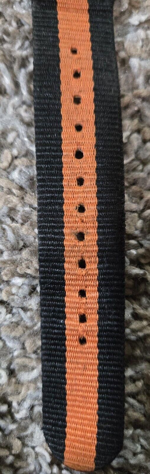 Geneva Mens Geneva Watch 5105 With Black And Orange Band Size ONE SIZE - 4 Thumbnail