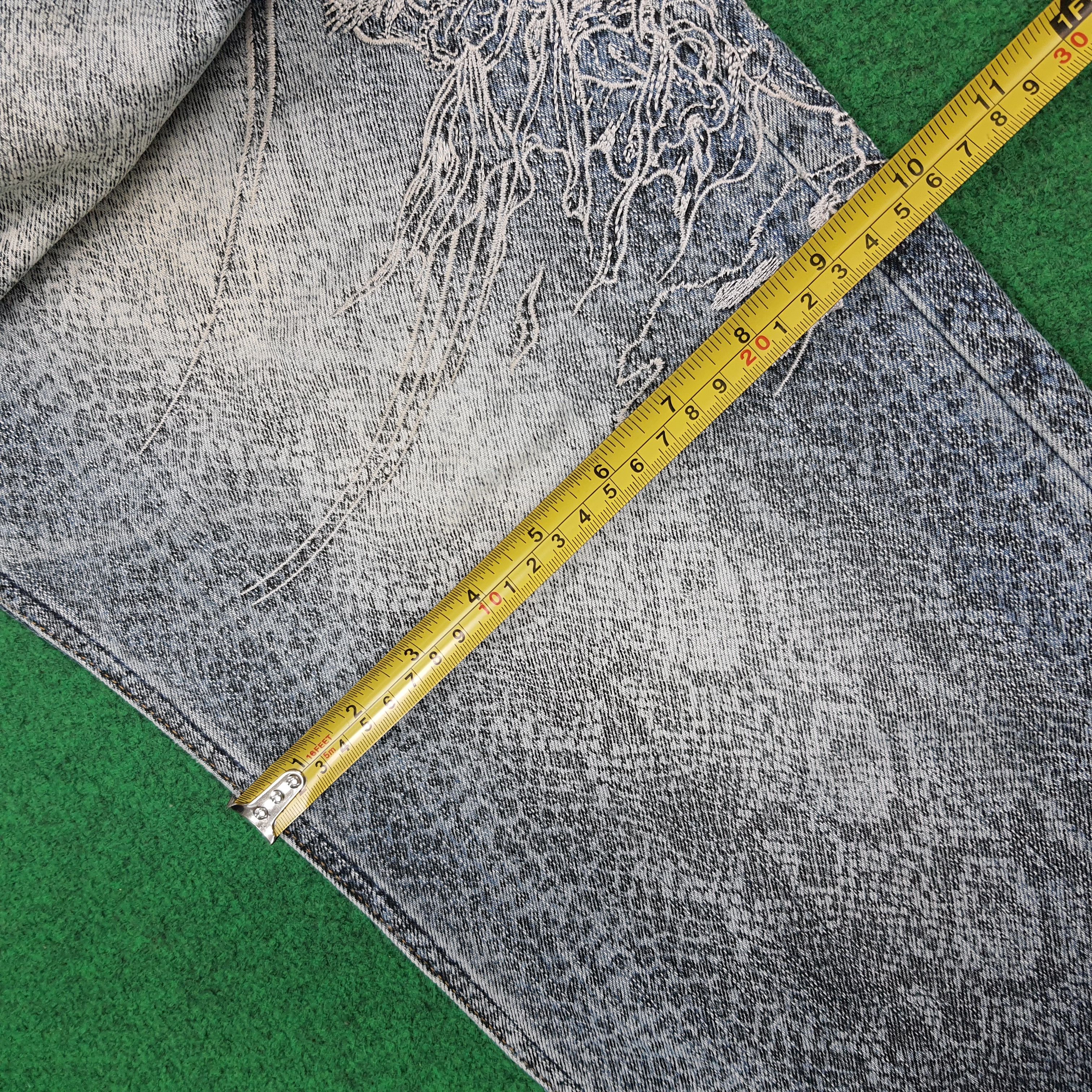 Karakuri Tamashii Karakuri Tamashii Snake Pattern Denim Full Embroidery E1N35 Size US 32 / EU 48 - 17 Thumbnail