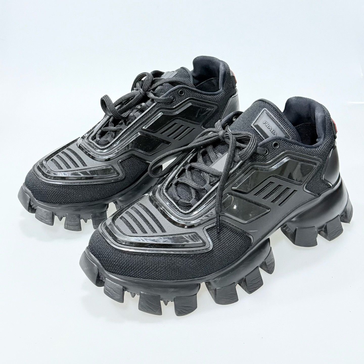 Prada Prada Black Dad Shoes Size US 8 / EU 41 - 1 Thumbnail