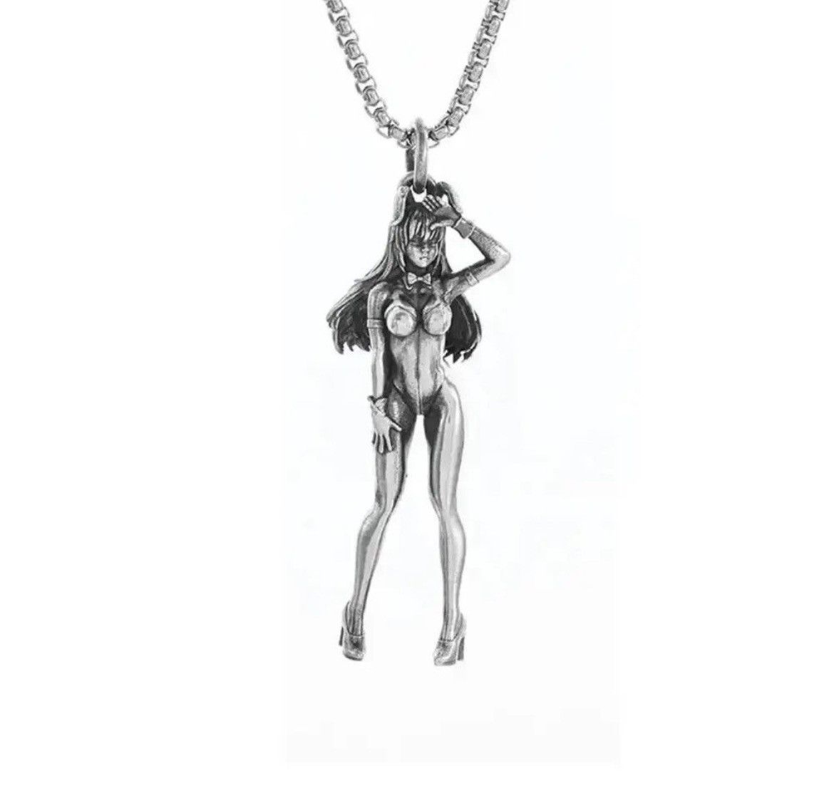 Japanese Brand Punk Necklace Gothic Chain Size ONE SIZE - 2 Thumbnail