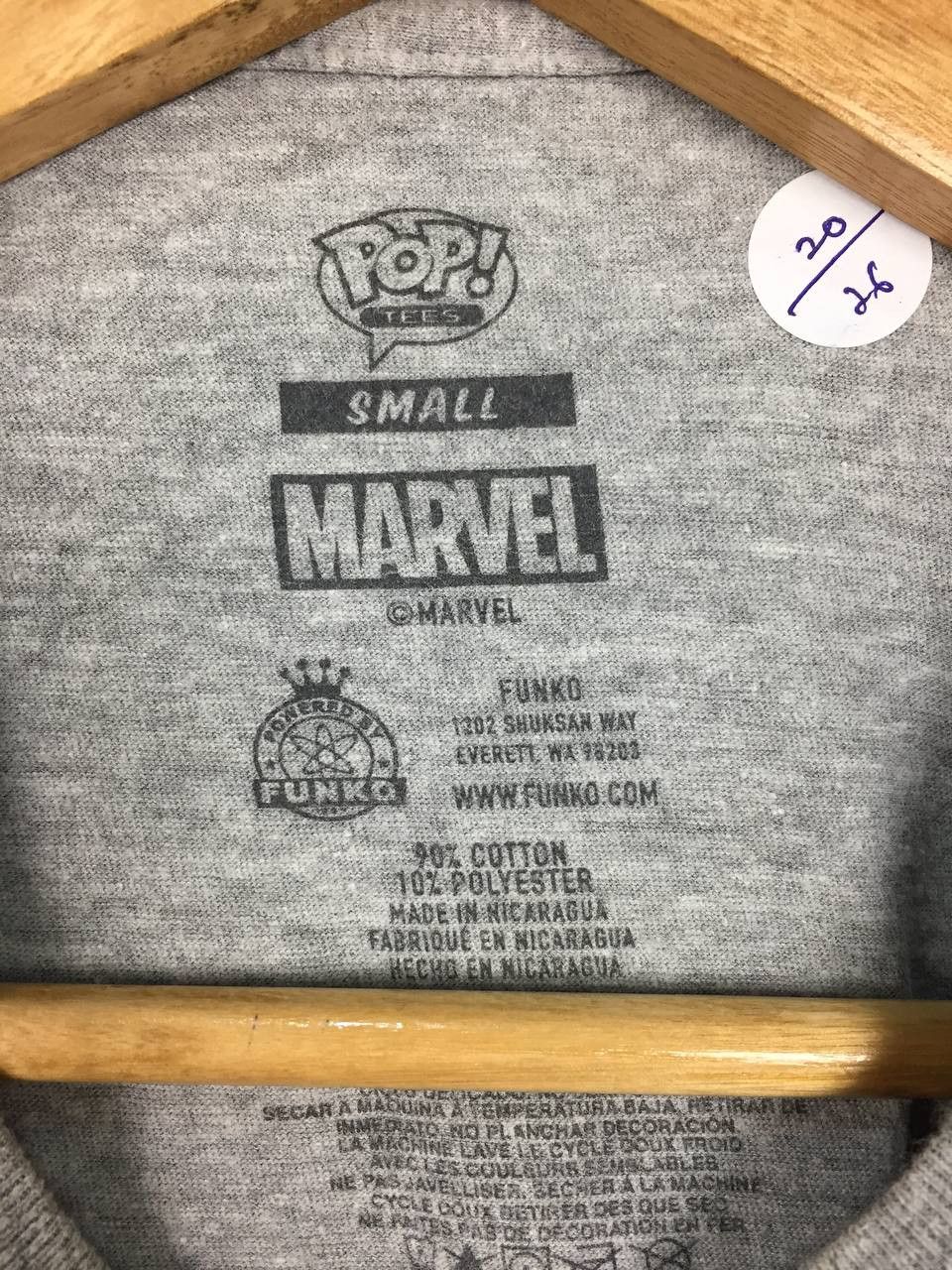 Marvel Comics × Vintage Funko Pop Tees Marvel Comics Deadpool Mercenary For Hire Tee Size US S / EU 44-46 / 1 - 6 Thumbnail