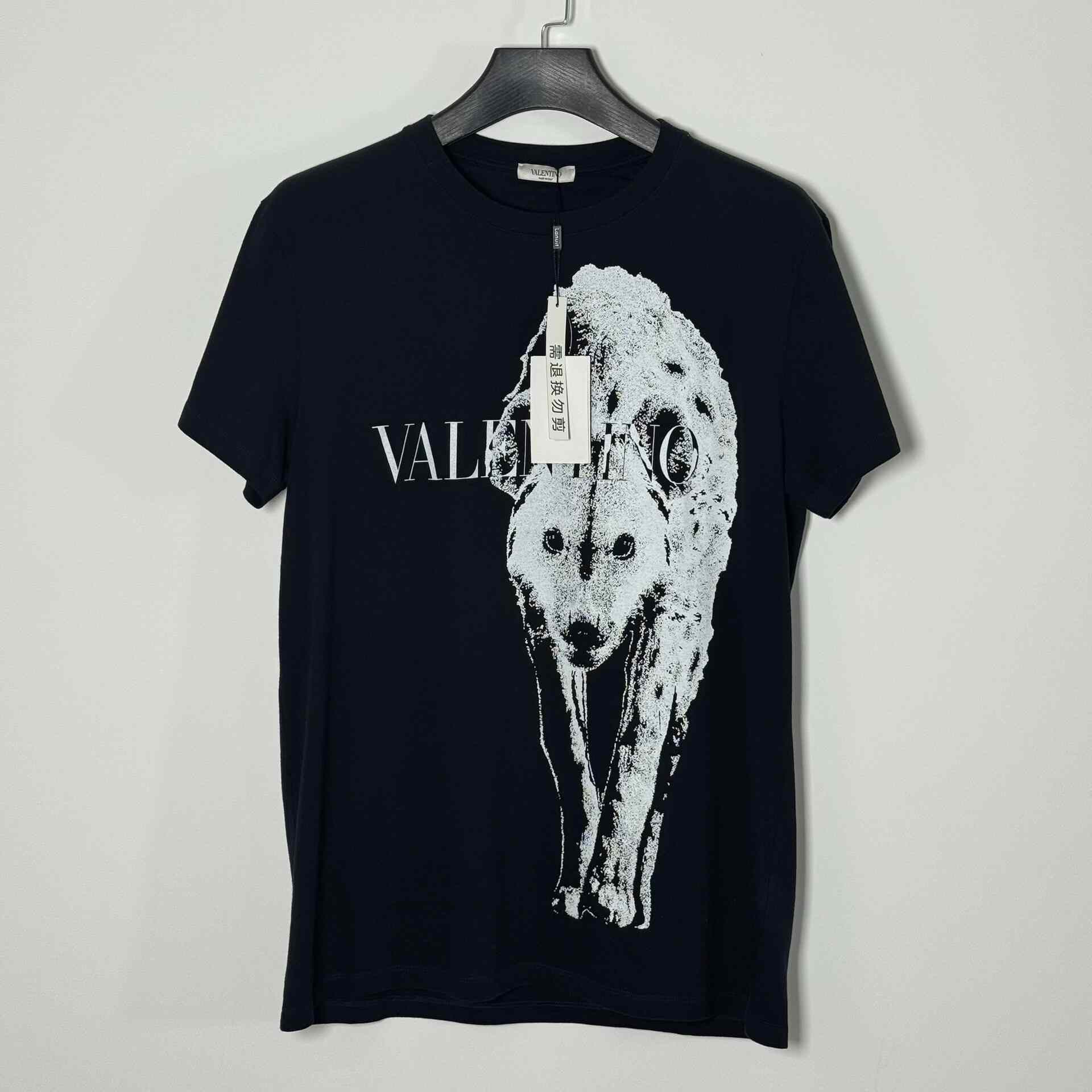 Valentino Valentino Wolf Print Logo T-Shirt Size L Size US L / EU 52-54 / 3 - 1 Thumbnail