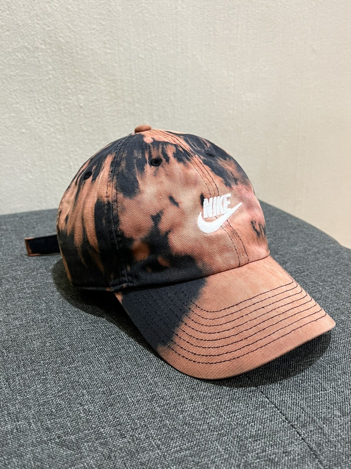 Nike × Vintage Rare 🔥 Nike Heritage Custom Tiedye Acid Wash Cap Size ONE SIZE - 2 Thumbnail