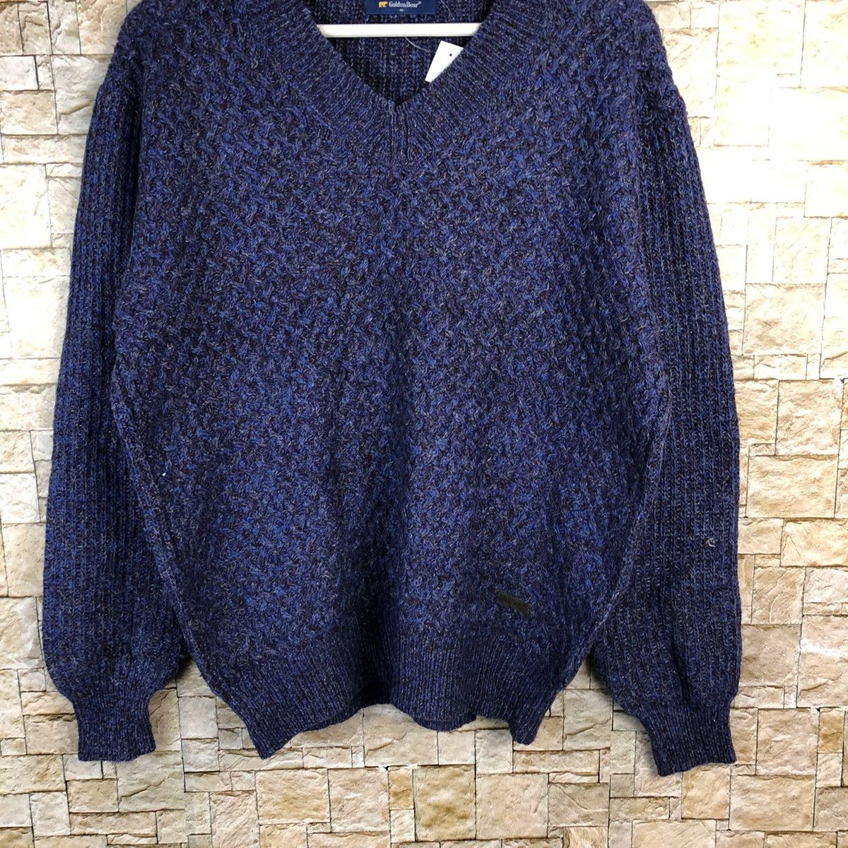 Golden Bear Golden Bear vintage Blue Knitwear sweatshirt #A1216 Size US M / EU 48-50 / 2 - 3 Thumbnail