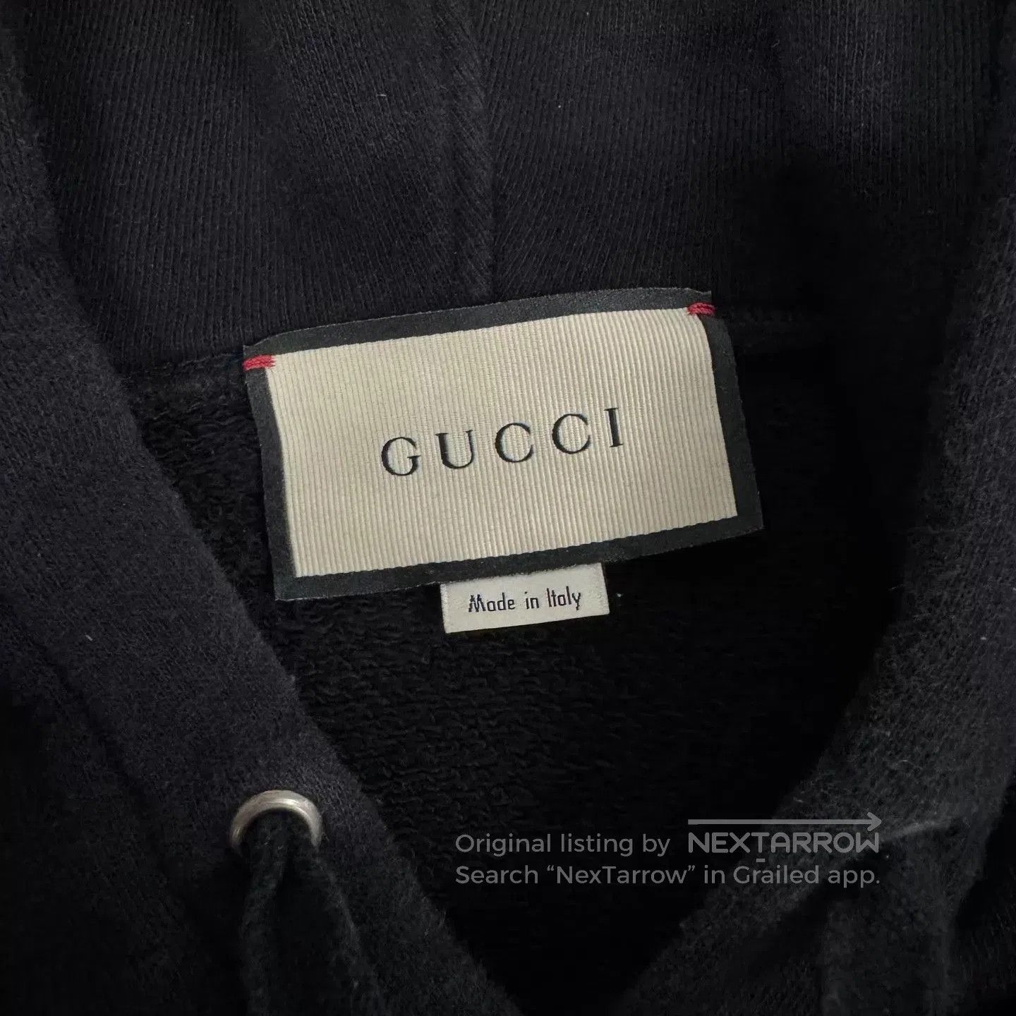 Gucci Black Hoodie with Iridescent Graphic Print, Size S. Size US S / EU 44-46 / 1 - 5 Thumbnail
