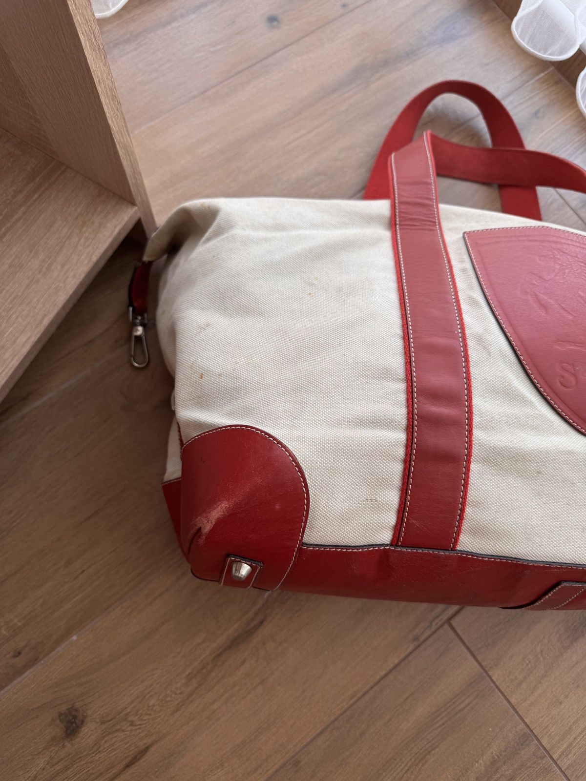 Other Vintage Ferrari Formula 1 Club Canvas & Leather Travel Bag Size ONE SIZE - 5 Thumbnail