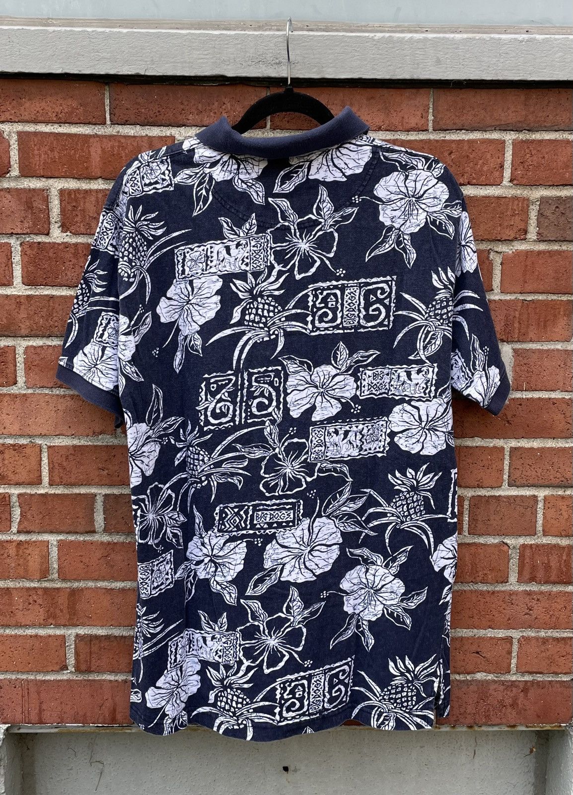 Big Dogs Vintage 90s Big Dogs AOP Hawaiian Polo Shirt Size US L / EU 52-54 / 3 - 5 Thumbnail