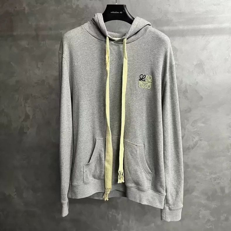 Loewe LOEWE Grayish long sleeve hoodie Size XL / US 12-14 / IT 48-50 - 1 Thumbnail
