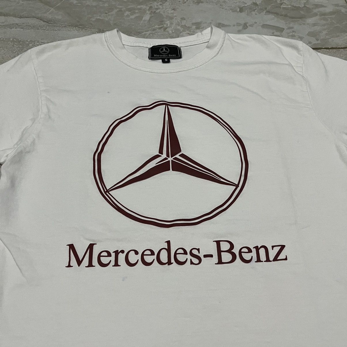 Mercedes-Benz Vintage Y2K Mercedes-Benz White T-shirt Size US S / EU 44-46 / 1 - 2 Thumbnail
