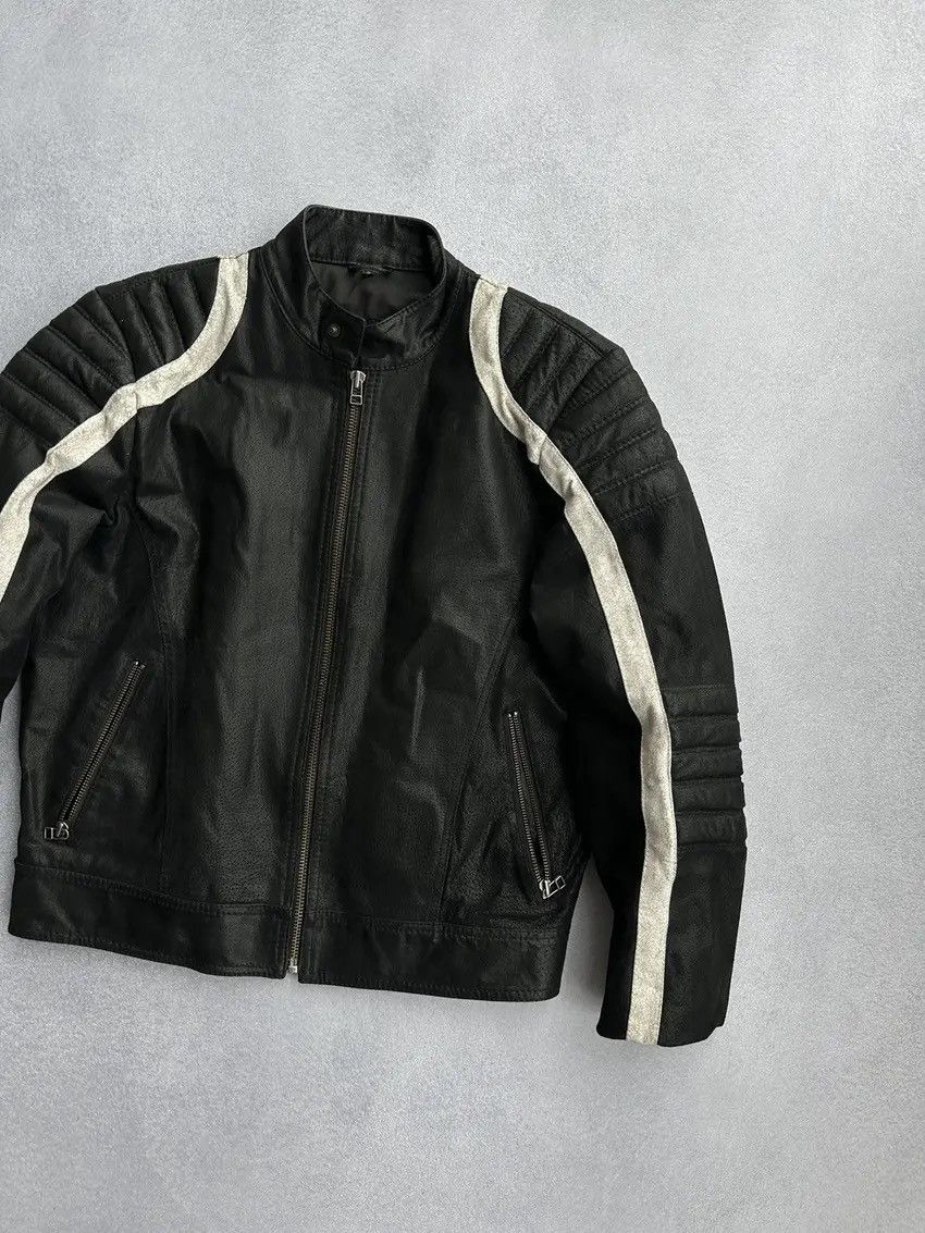 Vintage Vintage Snap Shot Moto Leather Jacket Size US S / EU 44-46 / 1 - 6 Thumbnail