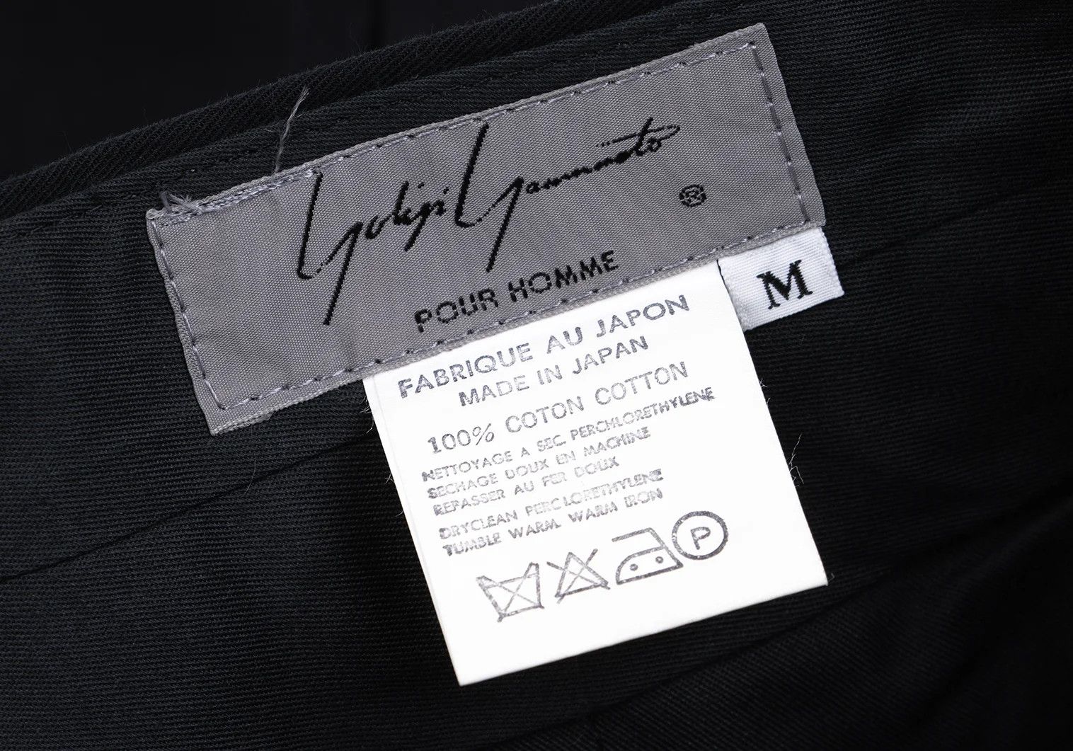 Yohji Yamamoto Yohji Yamamoto Cotton Pants Black M Size US 38 / EU 54 - 16 Thumbnail