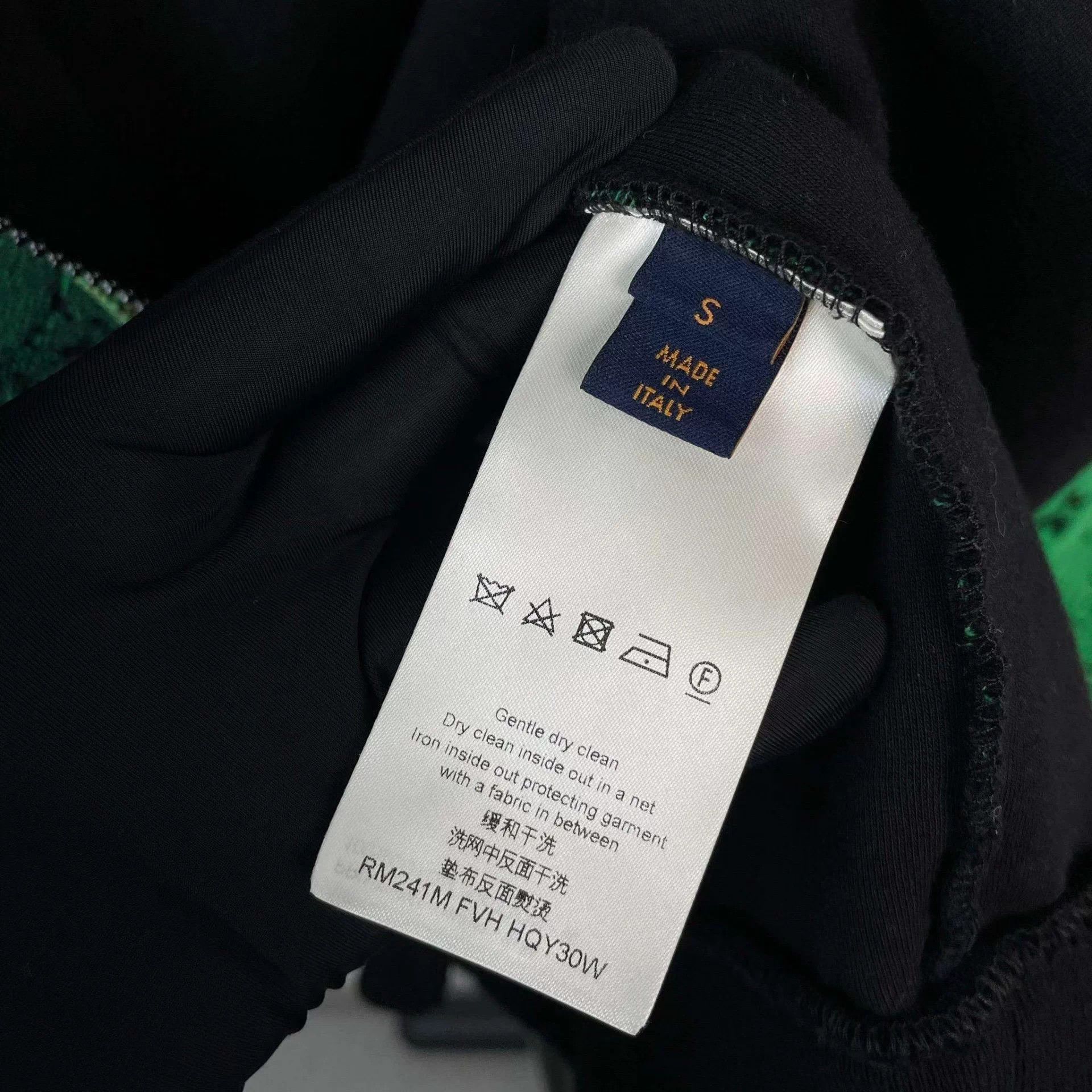 Louis Vuitton LV allover black green gradient hooded cardigan S Size US S / EU 44-46 / 1 - 5 Thumbnail