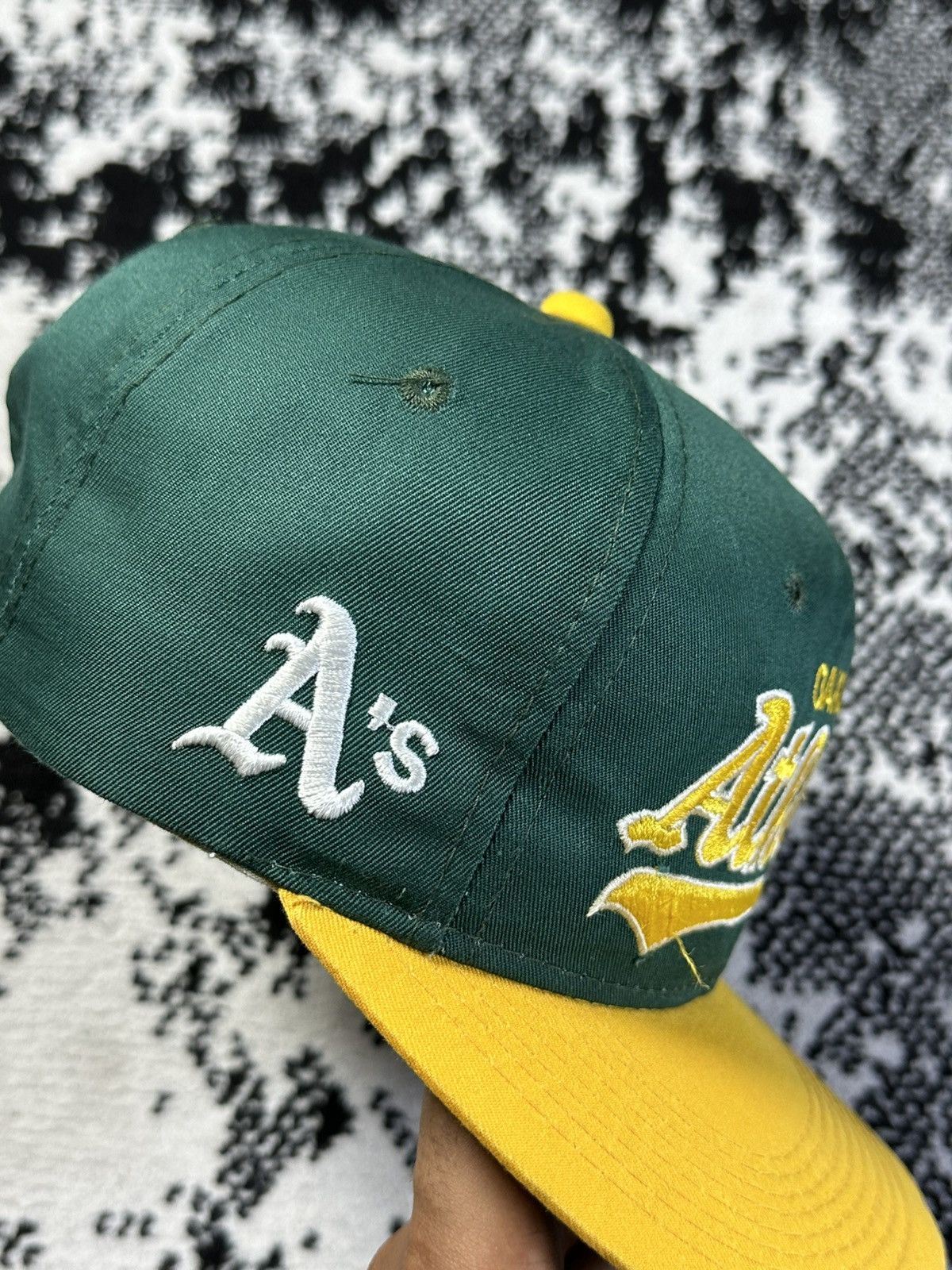 Sports Specialties Vintage 90s Oakland Athletics MLB Sports Specialties Hat Size ONE SIZE - 3 Thumbnail