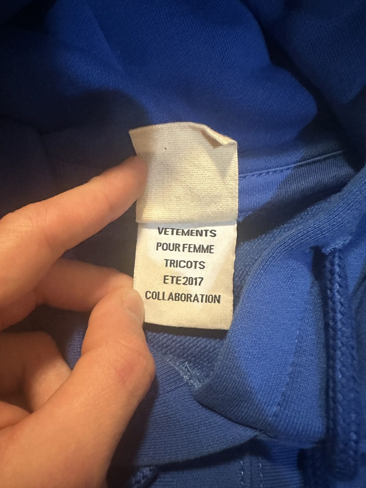 Champion × Vetements Vetements champion ss17 in progress hoodie size medium Size US M / EU 48-50 / 2 - 5 Thumbnail