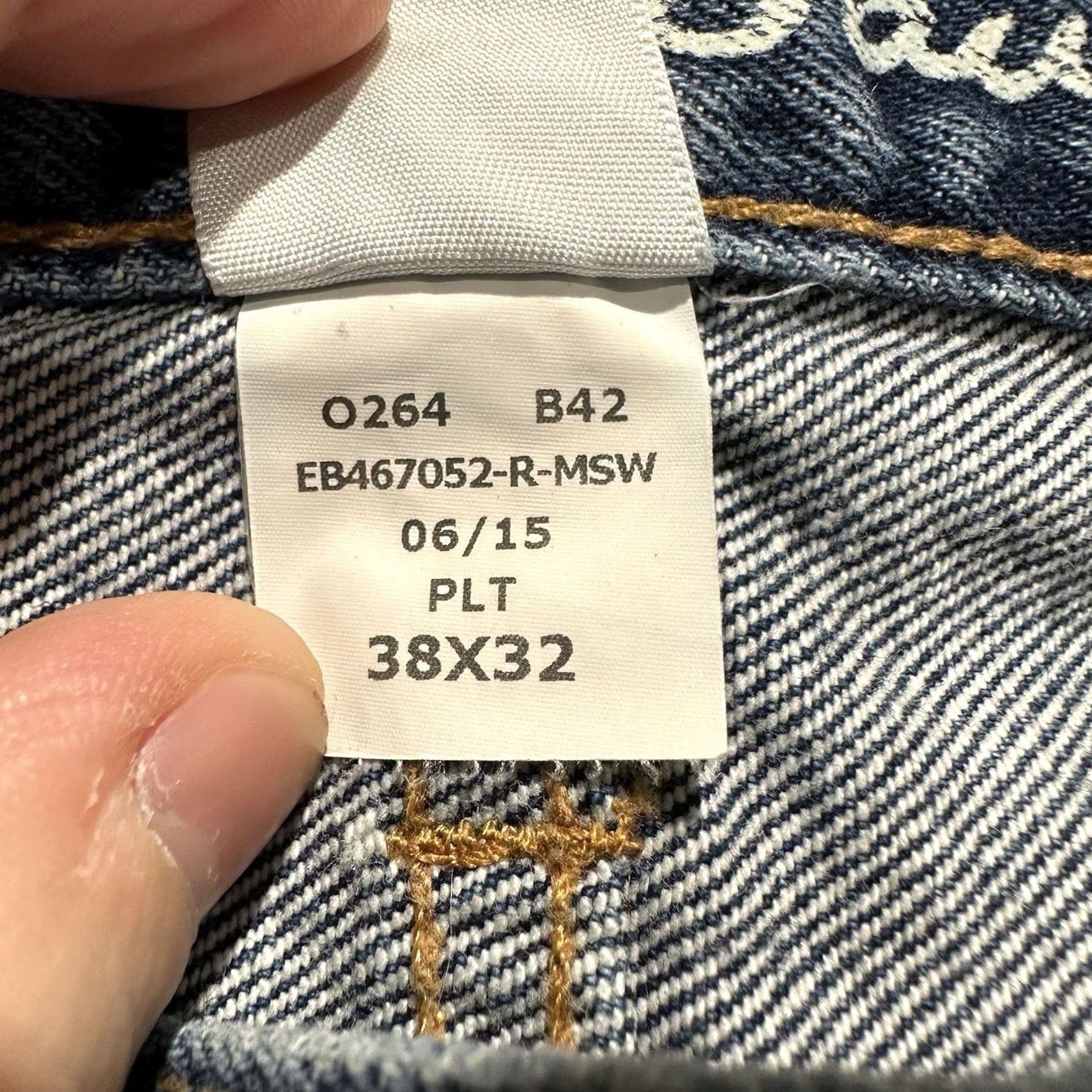 Eddie Bauer Eddie Bauer Jeans Mens 38x30.5 Straight Fit Stonewash Blue Denim GUC Size US 38 / EU 54 - 4 Thumbnail