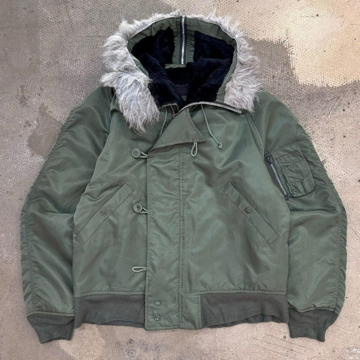 Vintage Vintage 80sN-2B Air Force flight jacket Size US L / EU 52-54 / 3 - 1 Thumbnail