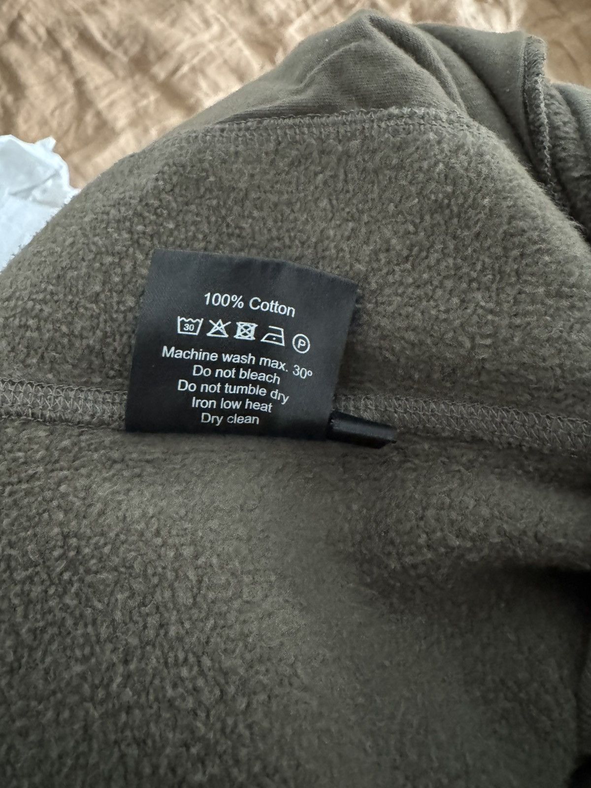 Cole Buxton Heavyweight Warm Up Sweatpants Khaki Size US 33 - 7 Thumbnail