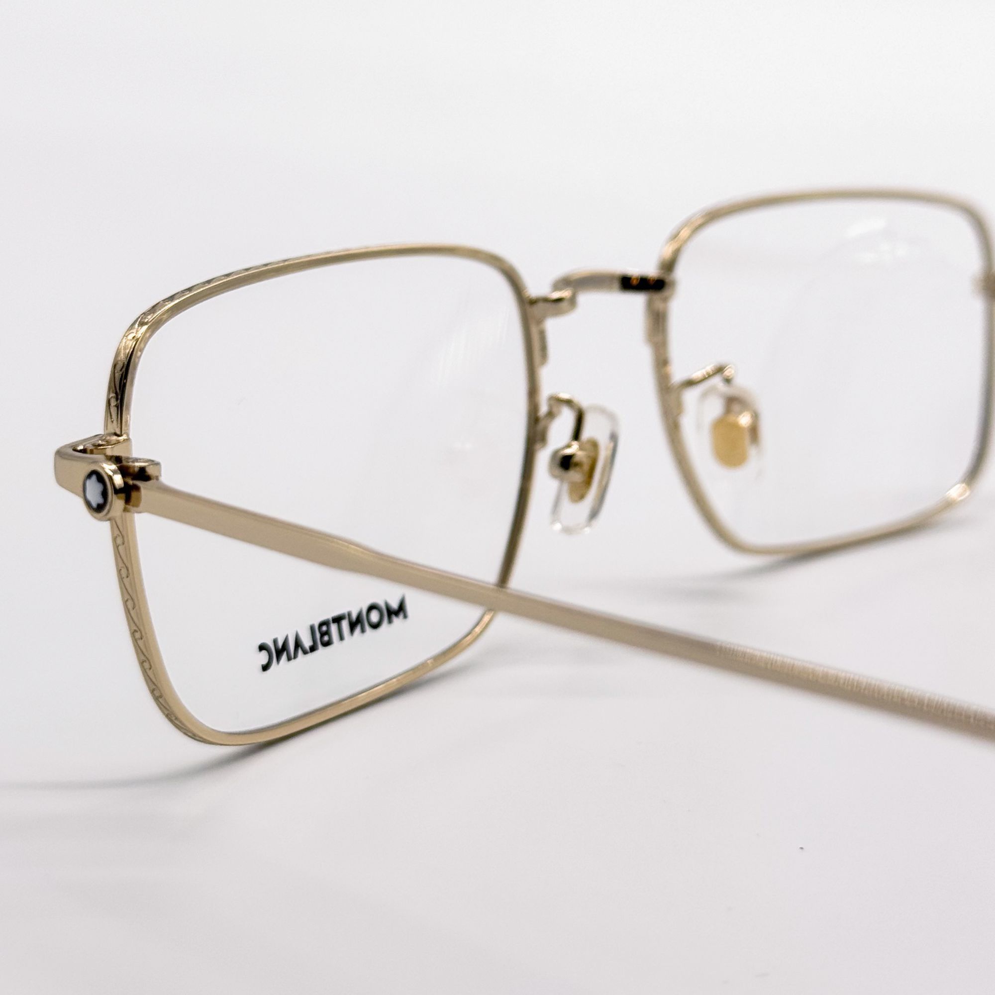 Montblanc NEW MONTBLANC EYEGLASSES MB0212O 004 GOLD MEN EYEWEAR Size ONE SIZE - 5 Thumbnail