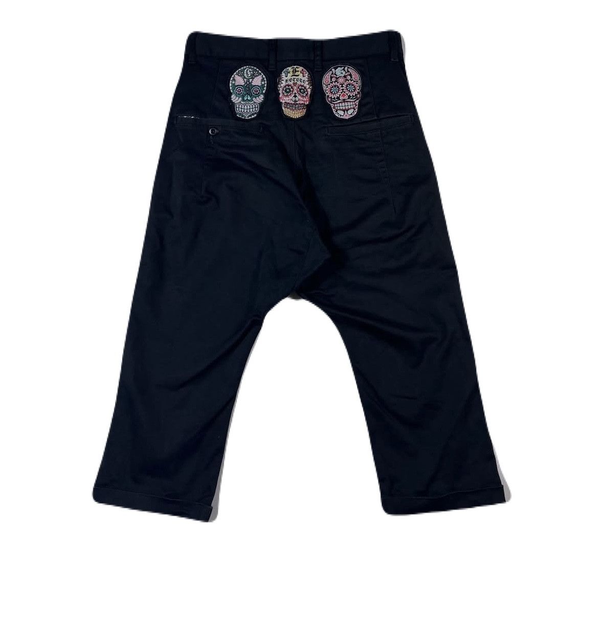 Eototo 2000s Japanese Eototo Mexican Skull Embroidery Cropped y2k Size US 30 / EU 46 - 1 Thumbnail