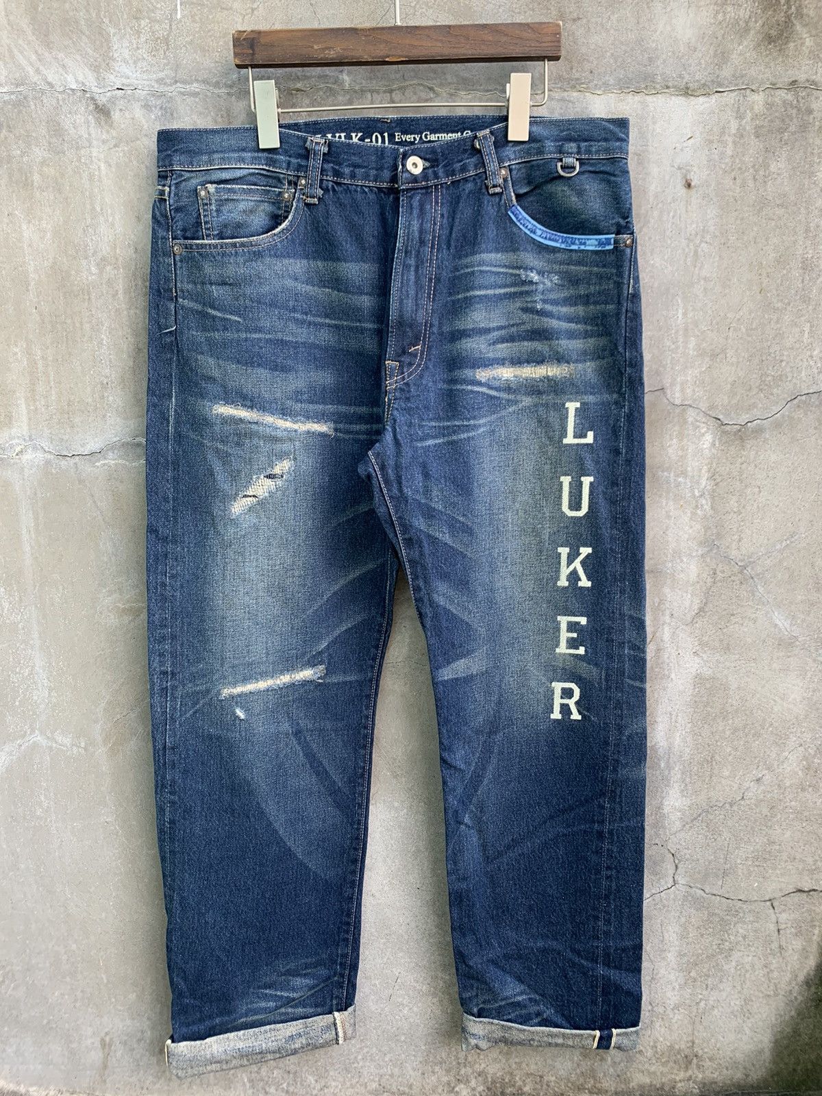 Levi's Neighborhood “Luker” Selvedge Denim Jeans Size US 36 / EU 52 - 1 Thumbnail
