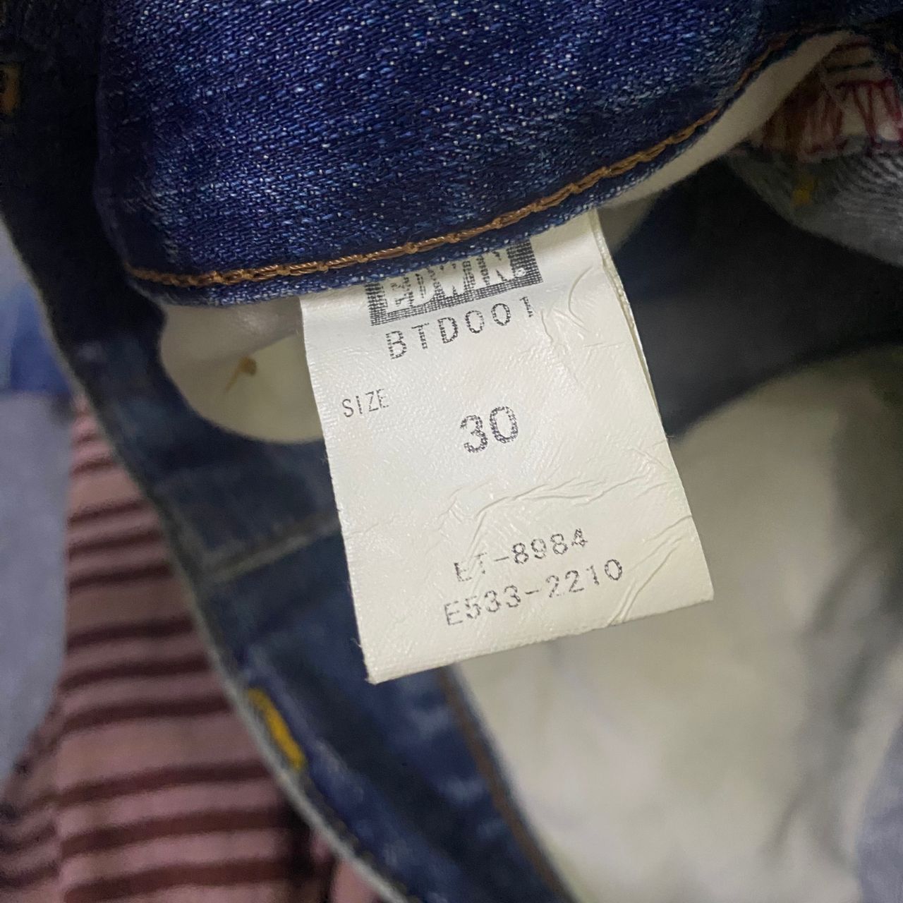 Edwin 💥Flare💥 Edwin Blue Trip Backle Back Distressed Denim Size US 34 / EU 50 - 17 Thumbnail
