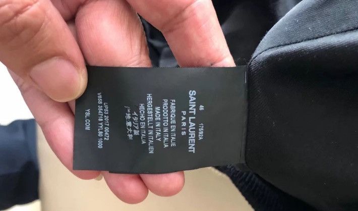 Saint Laurent Paris × Yves Saint Laurent Saint Laurent SLP Classic Teddy Jacket2410-Nextarrow Size US S / EU 44-46 / 1 - 5 Thumbnail