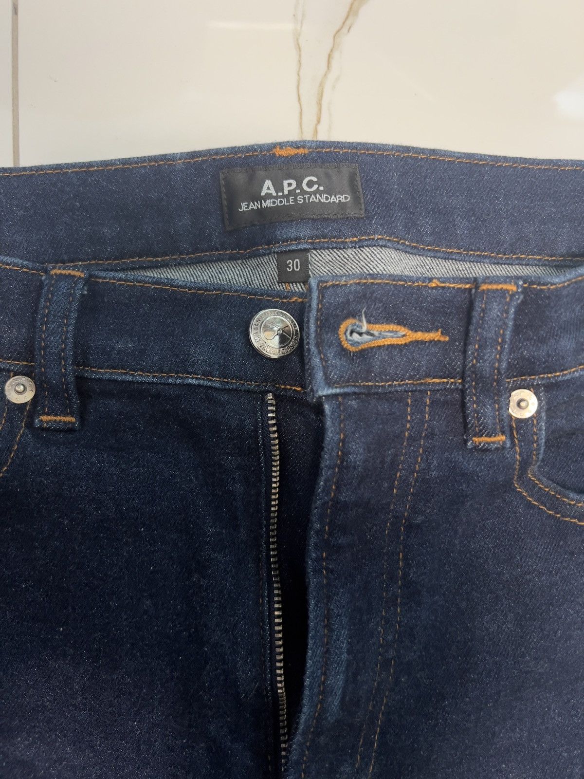 A.P.C. A.P.C. Middle Standard Jeans Size US 30 / EU 46 - 1 Thumbnail