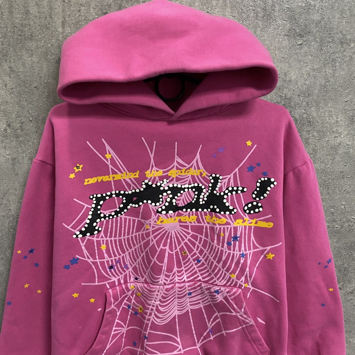Sp5der Sp5der Hoodie Pink Size US S / EU 44-46 / 1 - 5 Thumbnail