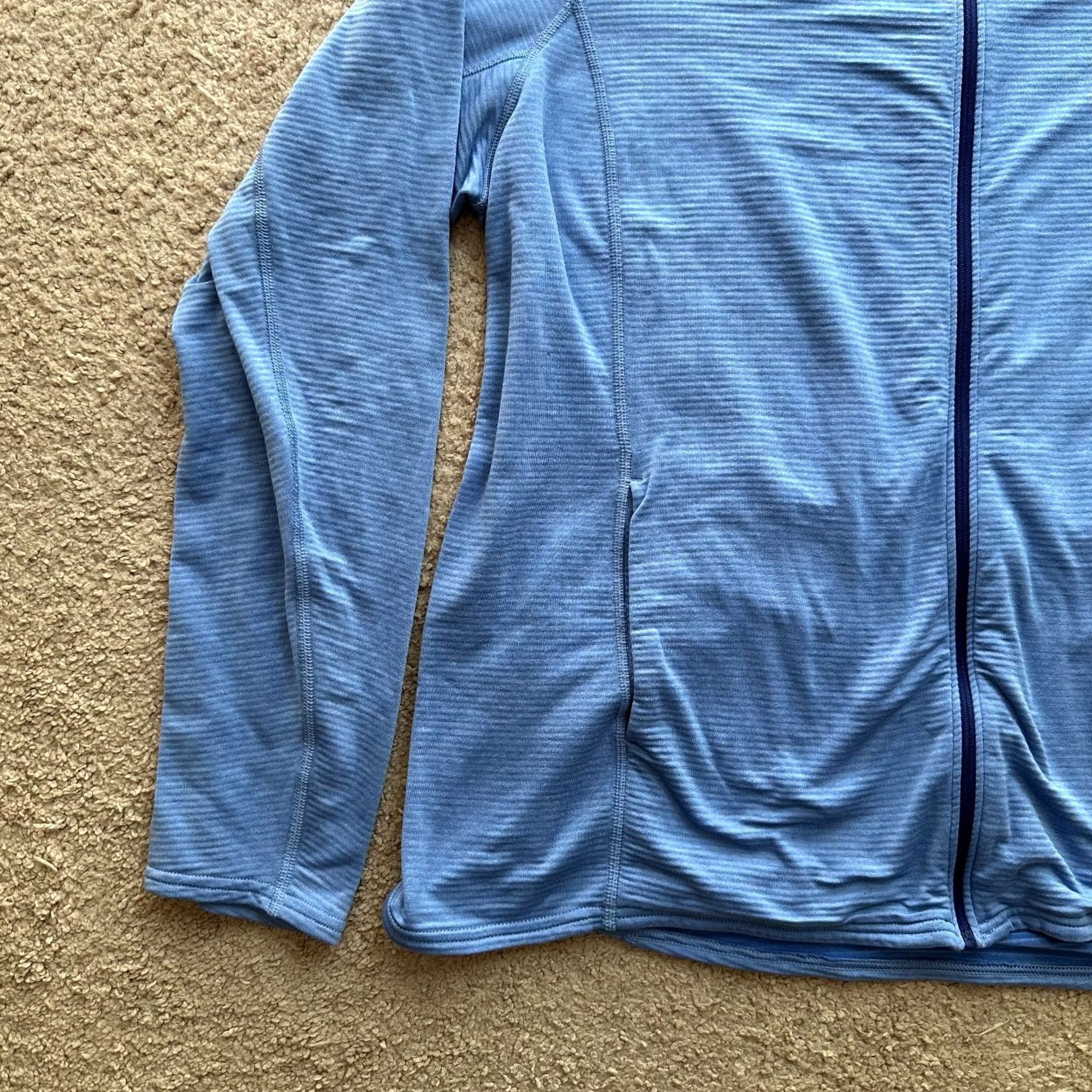 Vintage Duluth Sweater Womens 2XL Blue Fleece Full Zip Mock Neck Pockets Size XXL / US 16-18 / IT 52-54 - 6 Thumbnail
