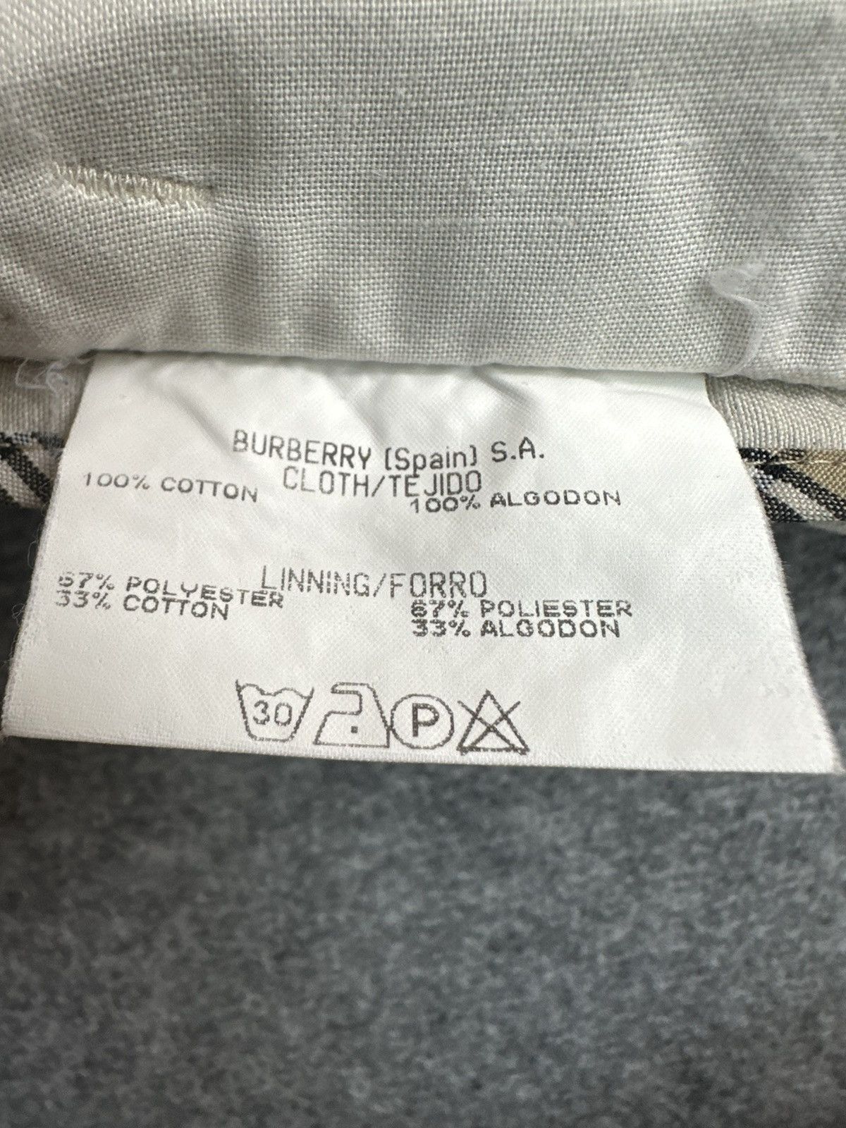 Burberry × Vintage Vintage cargo pants Burberry London sport line beige Size US 40 / EU 56 - 13 Thumbnail