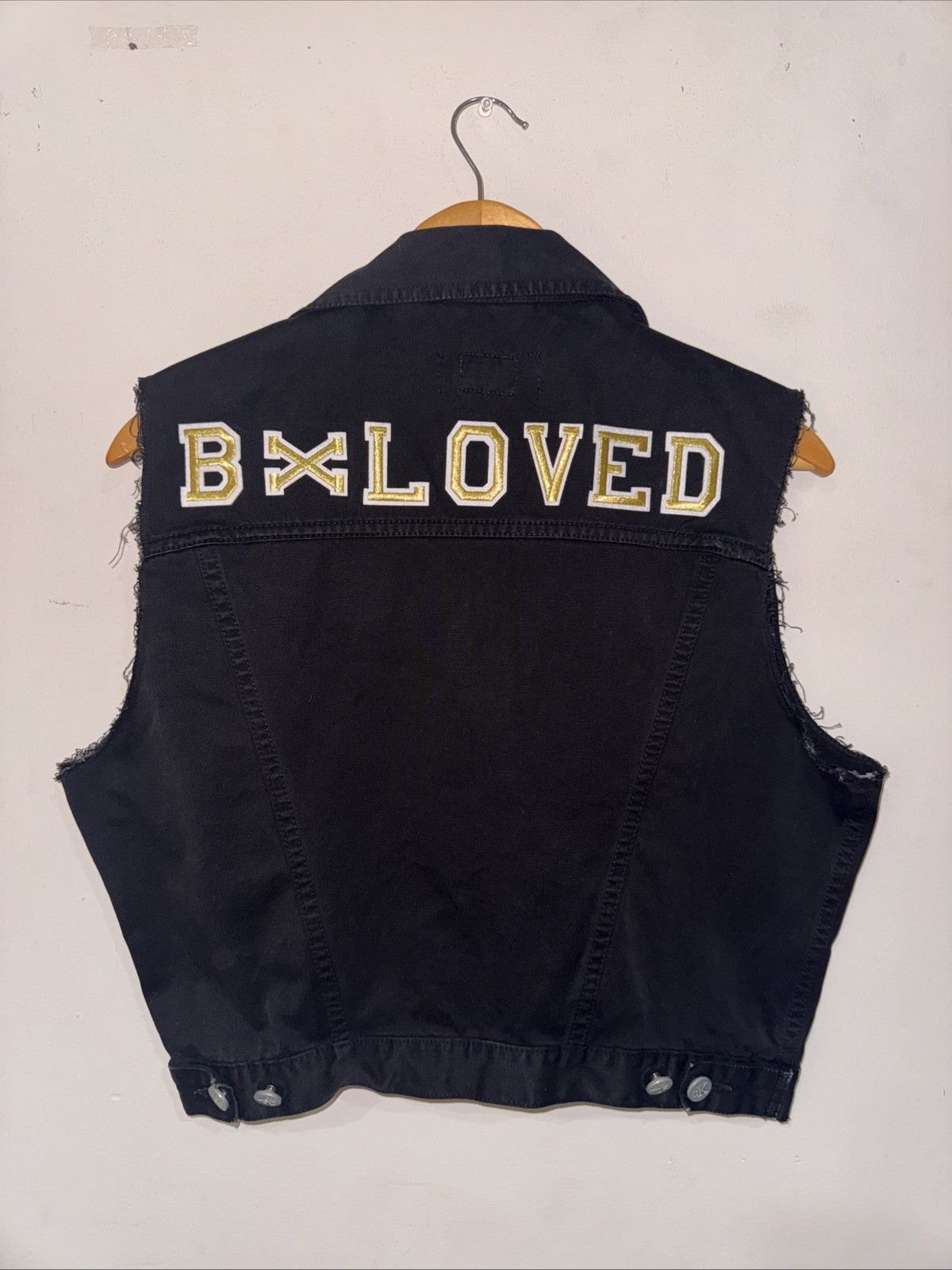 Calvin Klein Calvin Klein Women’s Black Denim Vest Size L / US 10 / IT 46 - 2 Thumbnail