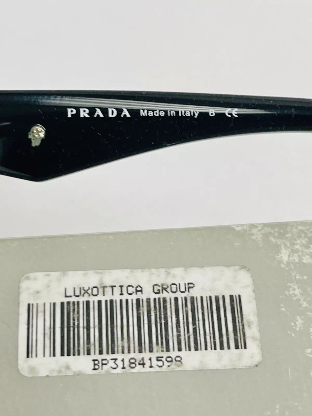 Prada PRADA 15S Cinema ORNATE SAFFIANO PR15SS Black Sunglasses Size ONE SIZE - 6 Thumbnail
