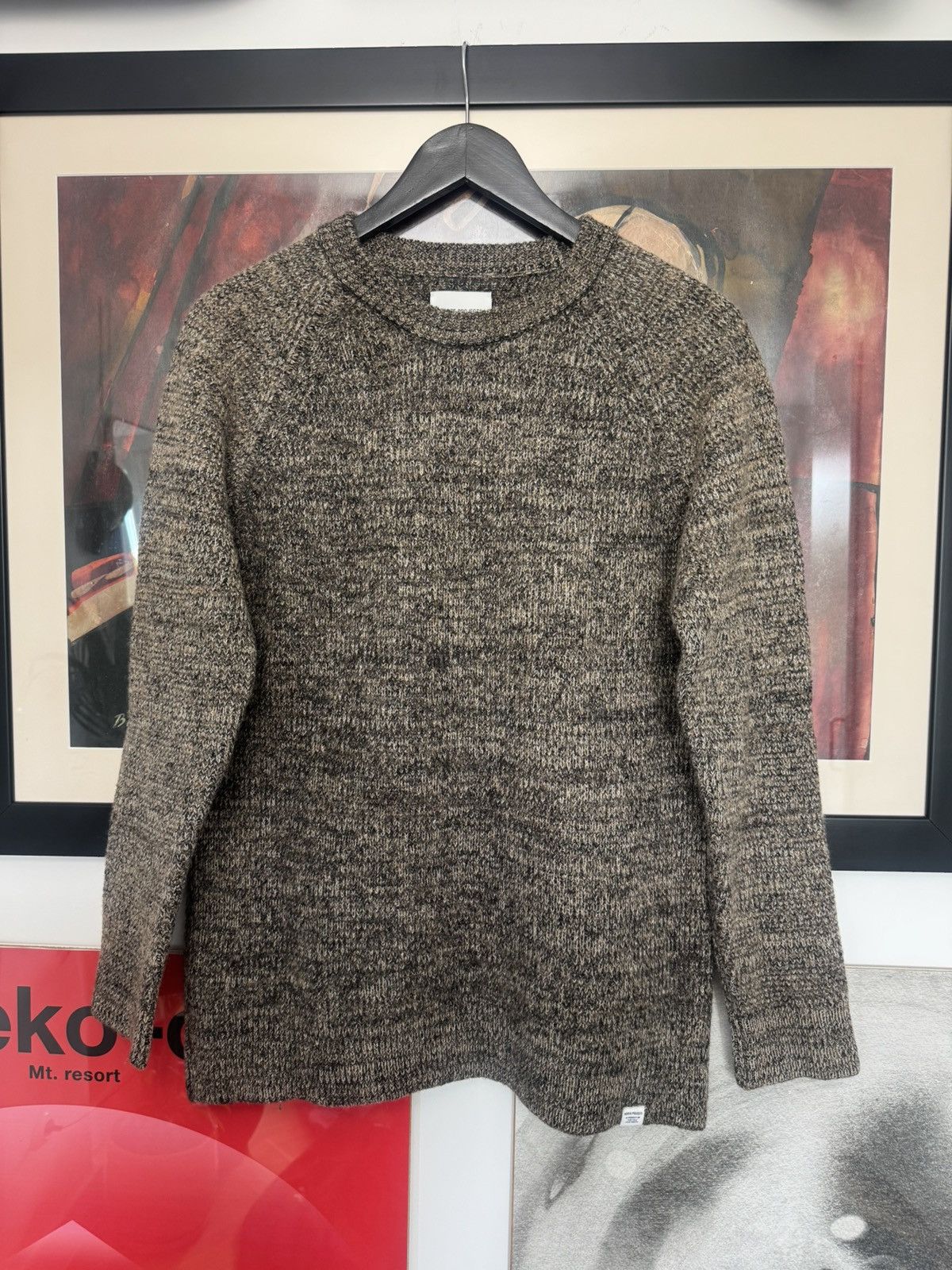Norse Projects Norse Projects Roald Wool Cotton Rib Sweater Knit Casual Y2k Size US L / EU 52-54 / 3 - 1 Thumbnail