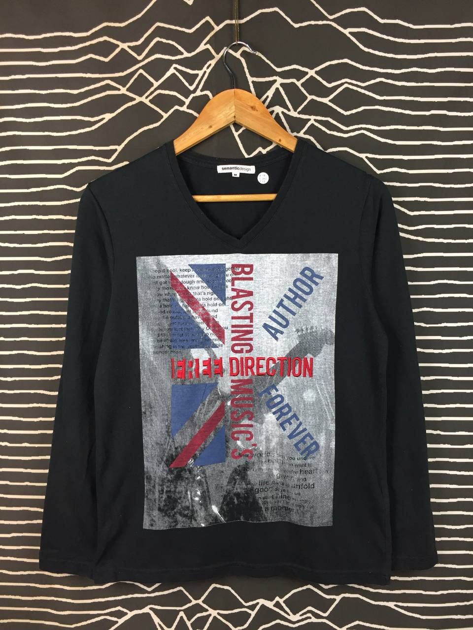 semanticdesign Semantic Design Blasting Music Union Jack Punk Aesthetic Tee Size US S / EU 44-46 / 1 - 1 Thumbnail