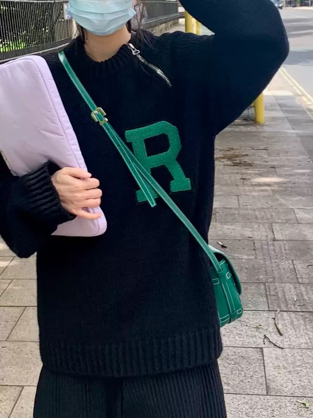 Raf Simons RAF SIMONS 2020-2021AW diagonal zipper sweater-2505 Size US S / EU 44-46 / 1 - 6 Thumbnail