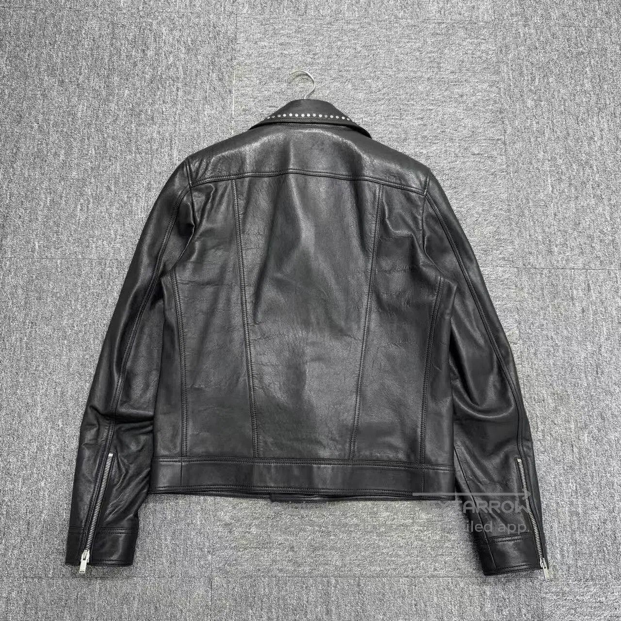 Saint Laurent Paris Saint Laurent Paris Logo rivet; sheepskin locomotive jacke Size US M / EU 48-50 / 2 - 3 Thumbnail
