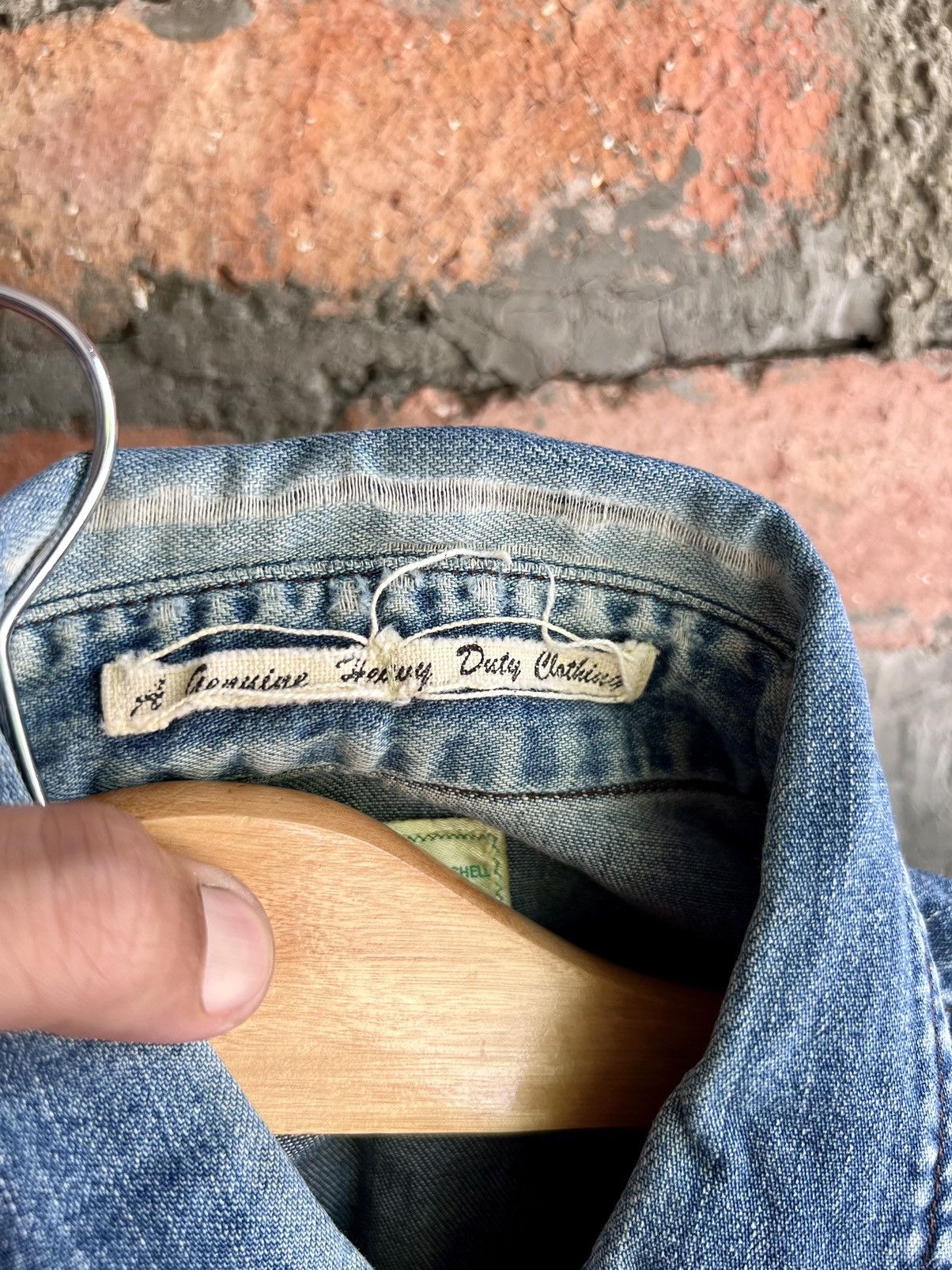 Japanese Brand Vtg John Bull ‘Work Master’ Snap Button Denim Shirts Size US M / EU 48-50 / 2 - 8 Thumbnail