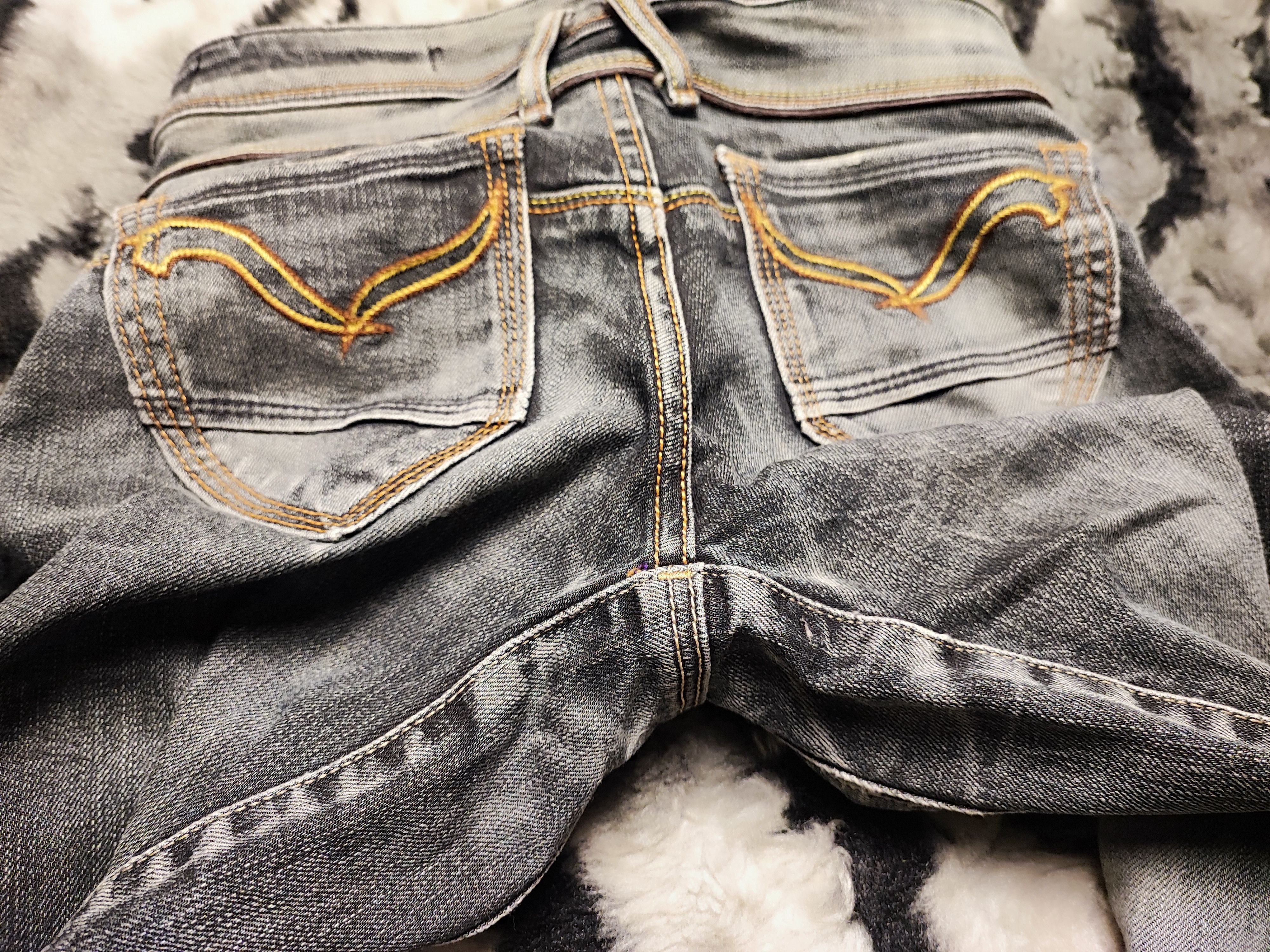 Undercover Vienus Something Edwin Flared Bootcut Low Rise Washed 26x31 Size 26" / US 2 / IT 38 - 18 Thumbnail