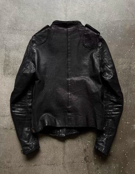 Share Spirit Homme SHARE SPIRIT Goatskin Biker Jacket Size US XS / EU 42 / 0 - 2 Thumbnail