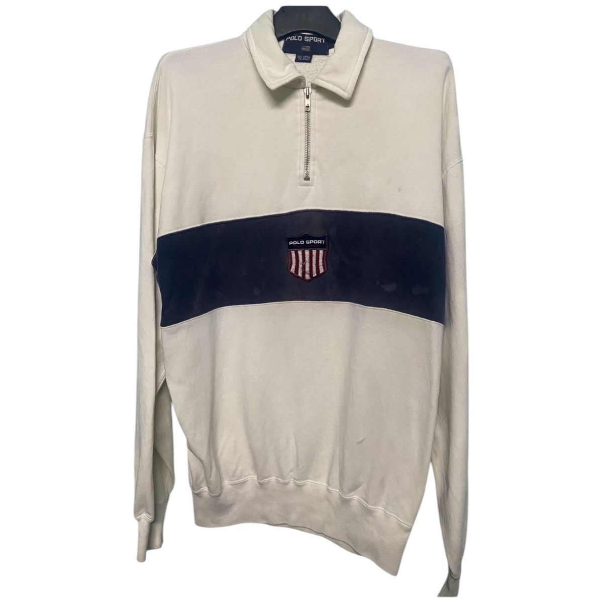 K-Swiss 💥POLO RAPLH LAUREN X K-SWISS CENTER EMBROIDED HALF ZIPPER Size US S / EU 44-46 / 1 - 1 Thumbnail