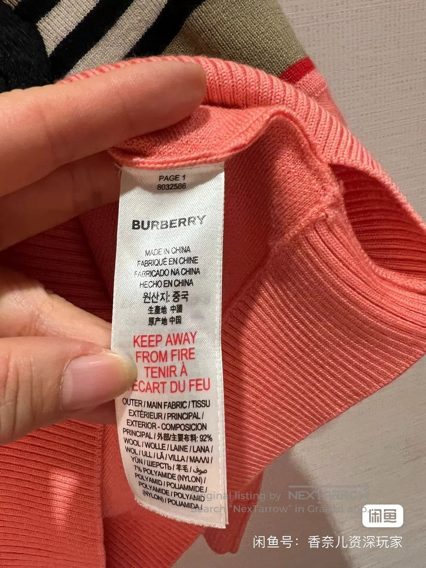 Burberry Burberry Cashmere Sweater Size 6. Size M / US 6-8 / IT 42-44 - 4 Thumbnail