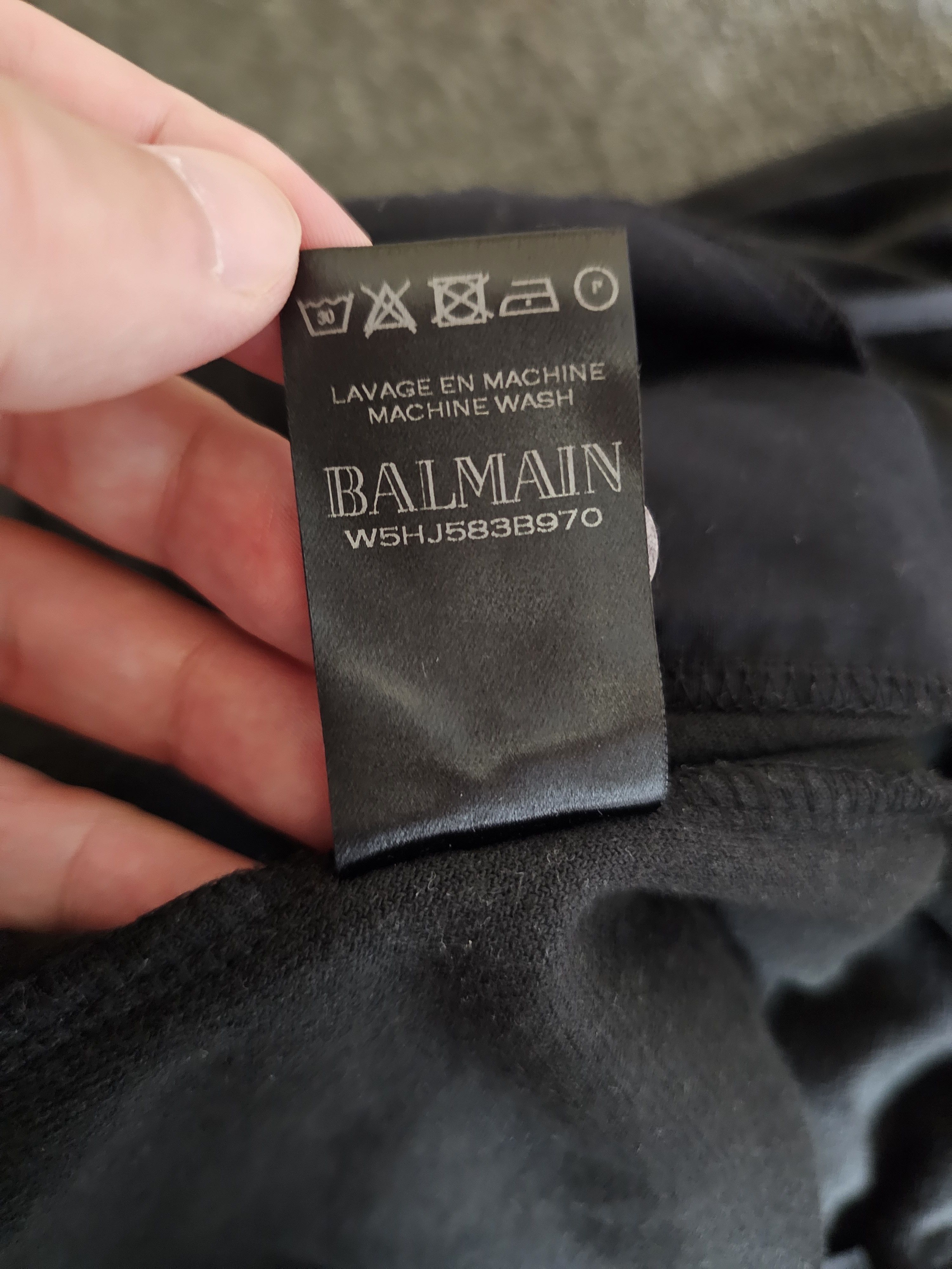 Balmain BALMAIN Men's Velvet Biker Pants Size XL Size US 33 - 6 Thumbnail