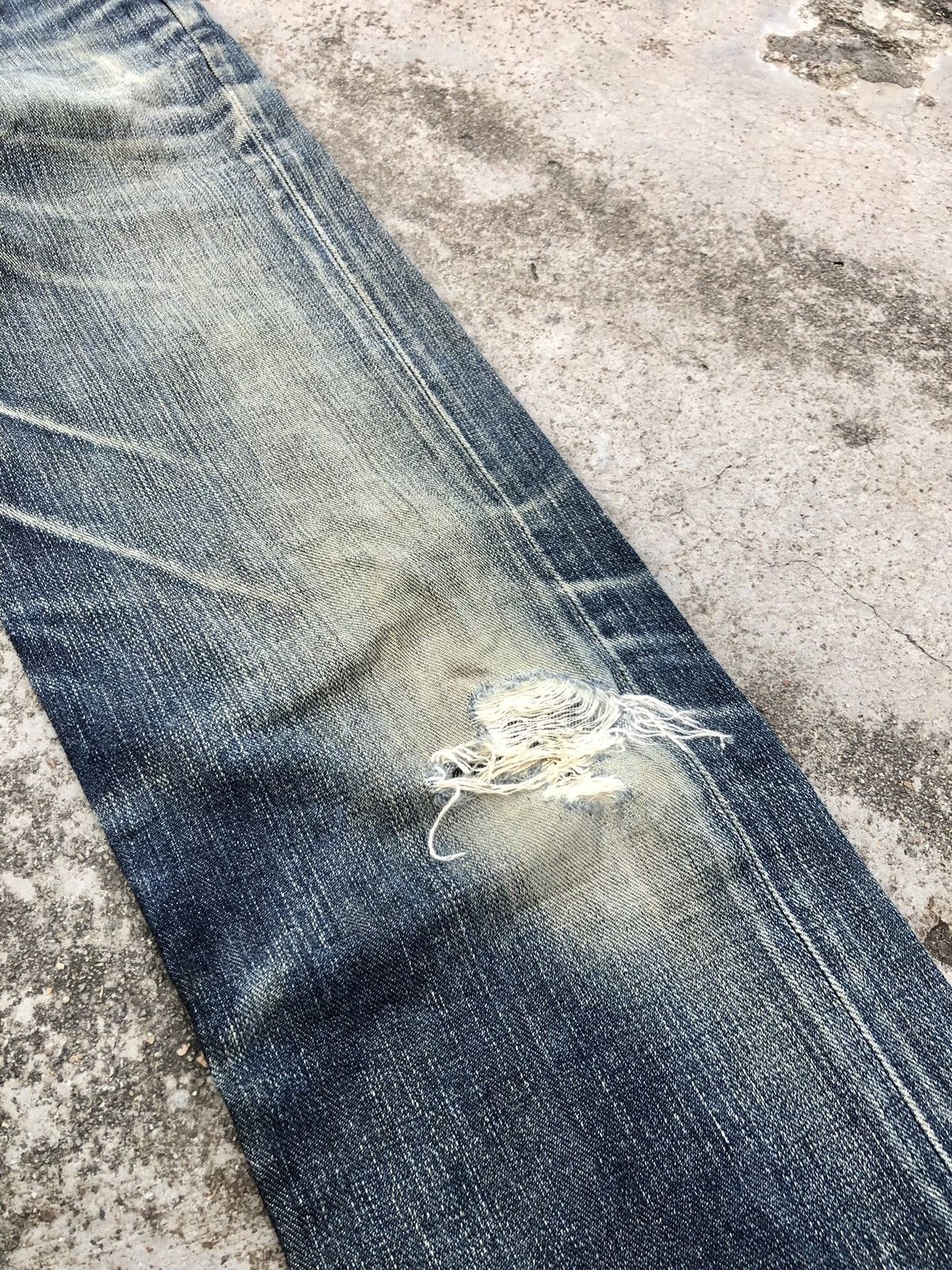 Lee VINTAGE LEE 101Z DISTRESSED DENIM Size US 30 / EU 46 - 2 Thumbnail
