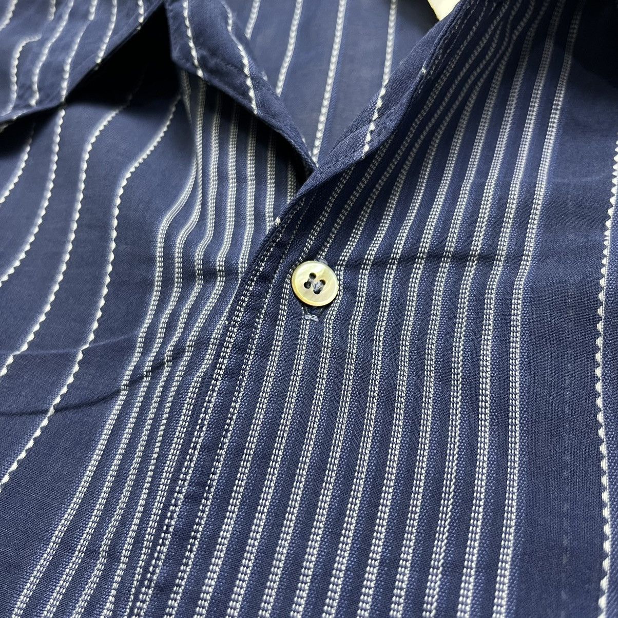 Vintage Topco navy inspired issey miyake short sleeve button shirt Size US L / EU 52-54 / 3 - 7 Thumbnail